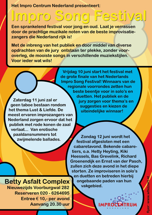 Flyer Impro Songfestival