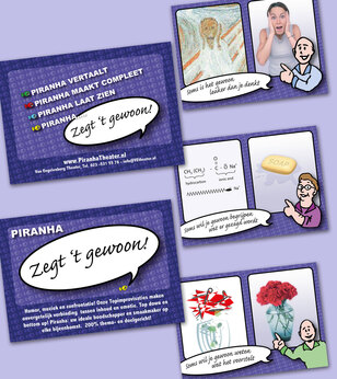 Piranha visitekaartjes